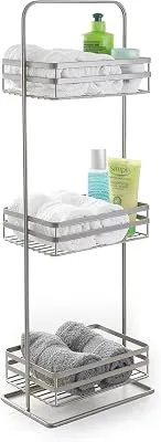 BINO 'Lafayette' Rust-Resistant 3-Tier Spa Tower, Nickel