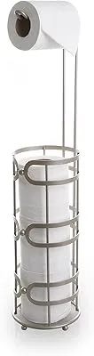 BINO 'The Luna' Free Standing Toilet Paper Holder, Nickel