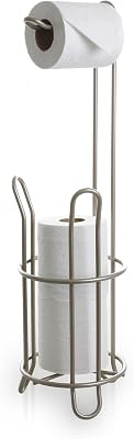 BINO 'The Classic' Free Standing Toilet Paper Holder, Nickel