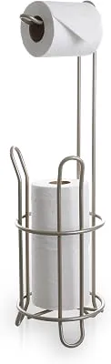 BINO 'The Classic' Free Standing Toilet Paper Holder, Nickel
