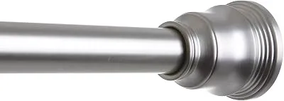 BINO Tension Shower Curtain Rod - Brushed Nickel - 42"to 72"- Adjustable Bathroom Curtain Rod Shower Rod Tension Rod Pole Tension Shower Rod