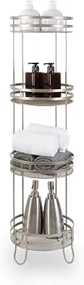 BINO 'Lafayette' 4-Tier Round Spa Tower, Nickel