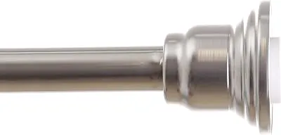 BINO Rust Proof Aluminum Tension Shower Curtain Rod - Chrome - 42"to 72"- Adjustable Bathroom Curtain Rod Shower Rod Tension Rod Pole Tension Shower Rod