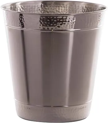 BINO Metal Waste Basket for Home, Office, Bathroom, Dorm, Kitchen and More | Trash Can Bin for Bedroom | Desk Trash Can | Home Essentials