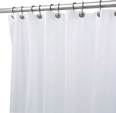 BINO Shower Curtain Liner, Frosted - 70"x 72"- PEVA 8G Shower Curtains for Bathroom Clear Shower Liner