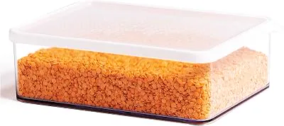 BINO Airtight Food Storage Container with Lids, 1.8 Qt/1.75 Liter, White - Kitchen Pantry Organizing Container