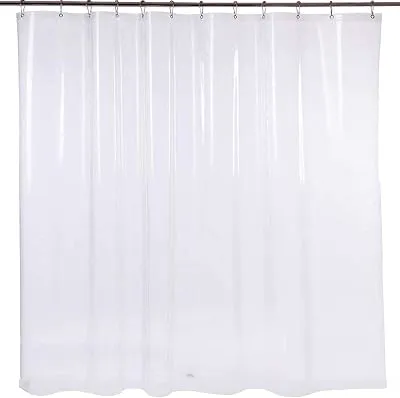 BINO Shower Curtain Liner, Clear - 2-Pack - 70"x 72"| PEVA 3G Shower Curtains for Bathroom Clear Shower Liner