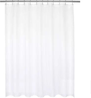 BINO Shower Curtain Liner, Frosted - 2-Pack - 70"x 72"| PEVA 3G Shower Curtains for Bathroom Clear Shower Liner