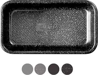 BINO Bakeware Nonstick Baking Pan, 9 x 5 Inch - Speckled Black | Premium Quality Textured Cake Pan with Even-Flow Technology | Dishwasher Safe | Non-Toxic