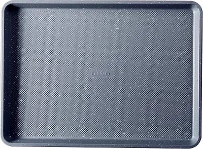 BINO Bakeware Nonstick Cookie Sheet Baking Tray, 13 x 18 Inch - Speckled Light Grey | Premium Quality Textured Baking Sheet with Even-Flow Technology | Dishwasher Safe | Non-Toxic