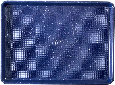 BINO Bakeware Nonstick Cookie Sheet Baking Tray, 13 x 18 Inch - Speckled Navy | Premium Quality Textured Baking Sheet with Even-Flow Technology | Dishwasher Safe | Non-Toxic