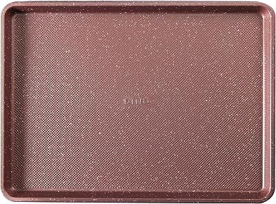 BINO Bakeware Nonstick Cookie Sheet Baking Tray, 13 x 18 Inch - Speckled Blush | Premium Quality Textured Baking Sheet with Even-Flow Technology | Dishwasher Safe | Non-Toxic