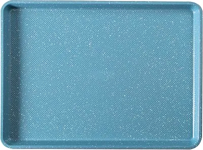 BINO Bakeware Nonstick Cookie Sheet Baking Tray, 13 x 18 Inch - Speckled Light Blue | Premium Quality Textured Baking Sheet with Even-Flow Technology | Dishwasher Safe | Non-Toxic
