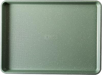 BINO Bakeware Nonstick Cookie Sheet Baking Tray, 13 x 18 Inch - Speckled Sage | Premium Quality Textured Baking Sheet with Even-Flow Technology | Dishwasher Safe | Non-Toxic